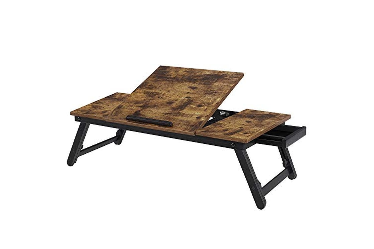 Songmics LLD110B01 Industrial Style Laptop Stand with Height Adjustable