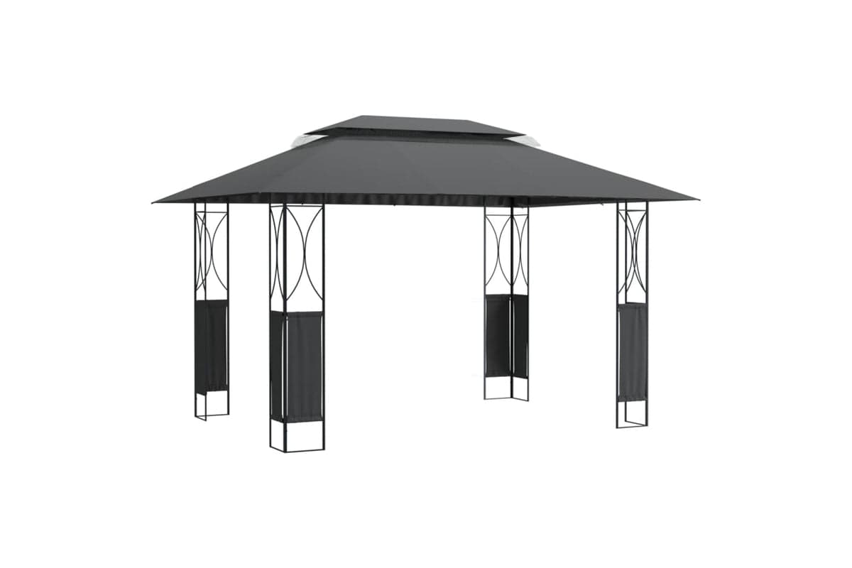 vidaXL 360142 Gazebo With Roof Anthracite 400x300x270cm Steel