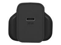 OTTERBOX - UK WALL CHARGER 30W GAN 1X USB-C 30W USB-PD BLACK