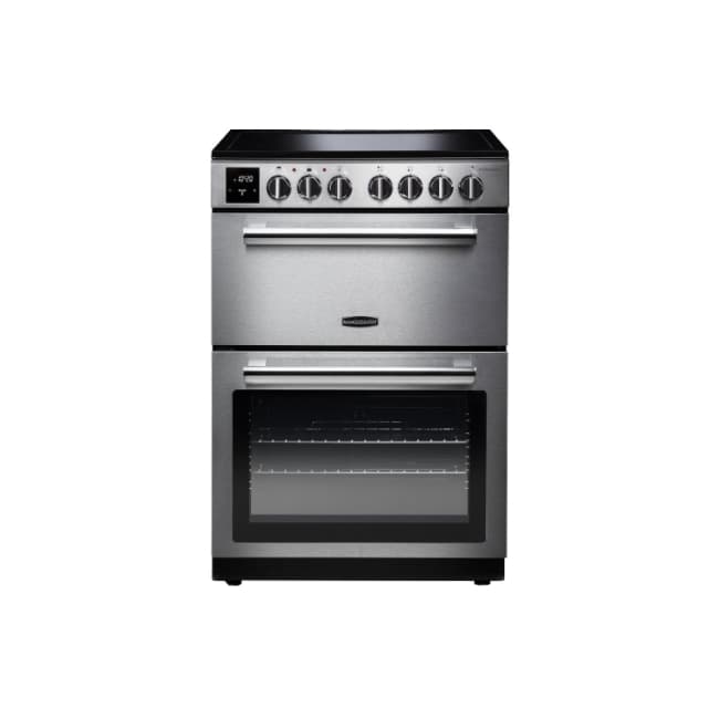 Rangemaster 60cm Professional+ Induction Cooker Stainless Steel with Chrome trim | PROPL60EISS/C