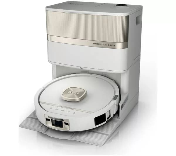 SHARK PowerDetect Luxe UV Reveal RV3023XEUKIV Robot Vacuum Cleaner – Dove