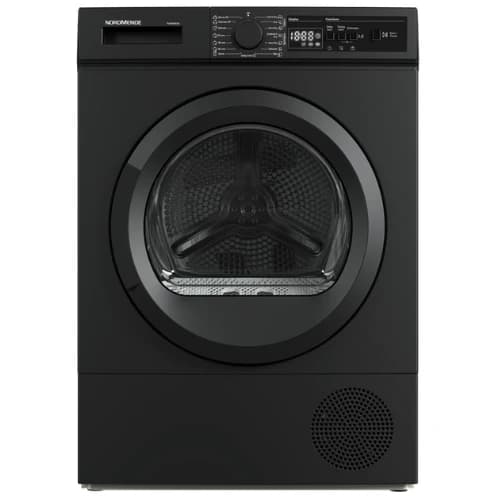 Nordmende TDHPE80MBL 8kg Heat Pump Tumble Dryer – Matt Black