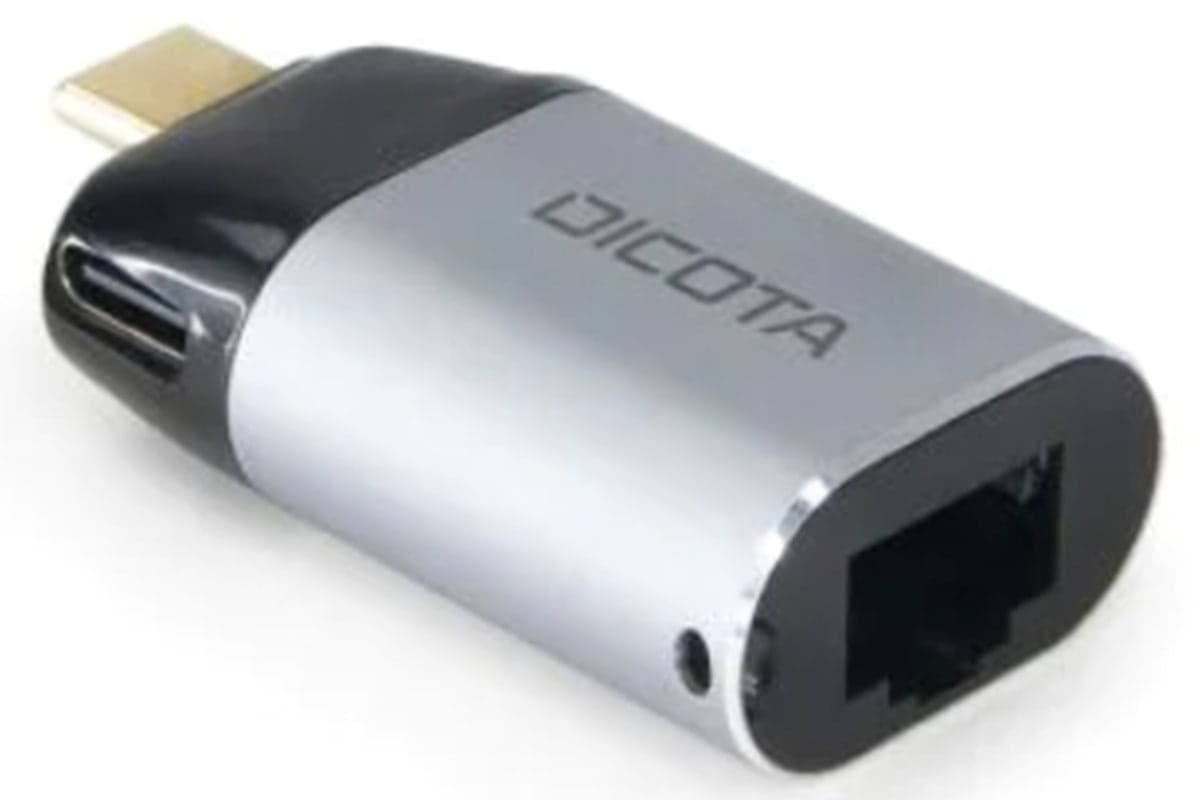 Dicota USB-C to Ethernet Mini Adapter PD 100W