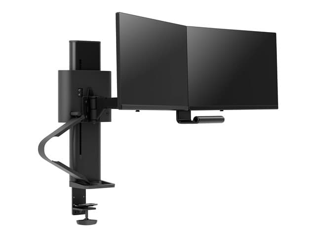 ERGOTRON - TRACE mounting kit - Constant Force Technology - for 2 LCD displays - matte black