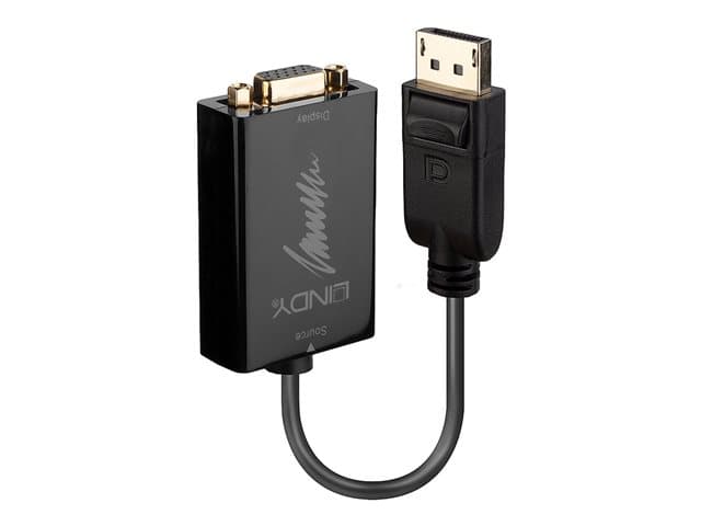 Lindy - DisplayPort to VGA Adapter - external video adapter - black