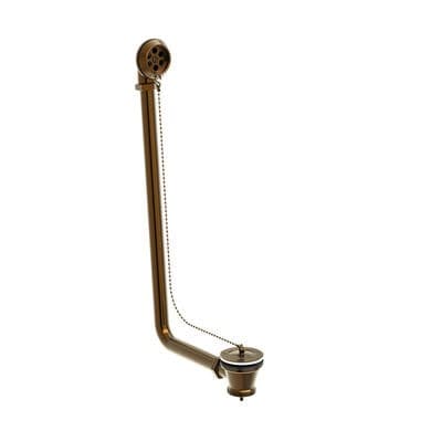 GRADE A1 - Brushed Bronze Traditional Exposed Bath Waste & Overflow - Park Royal