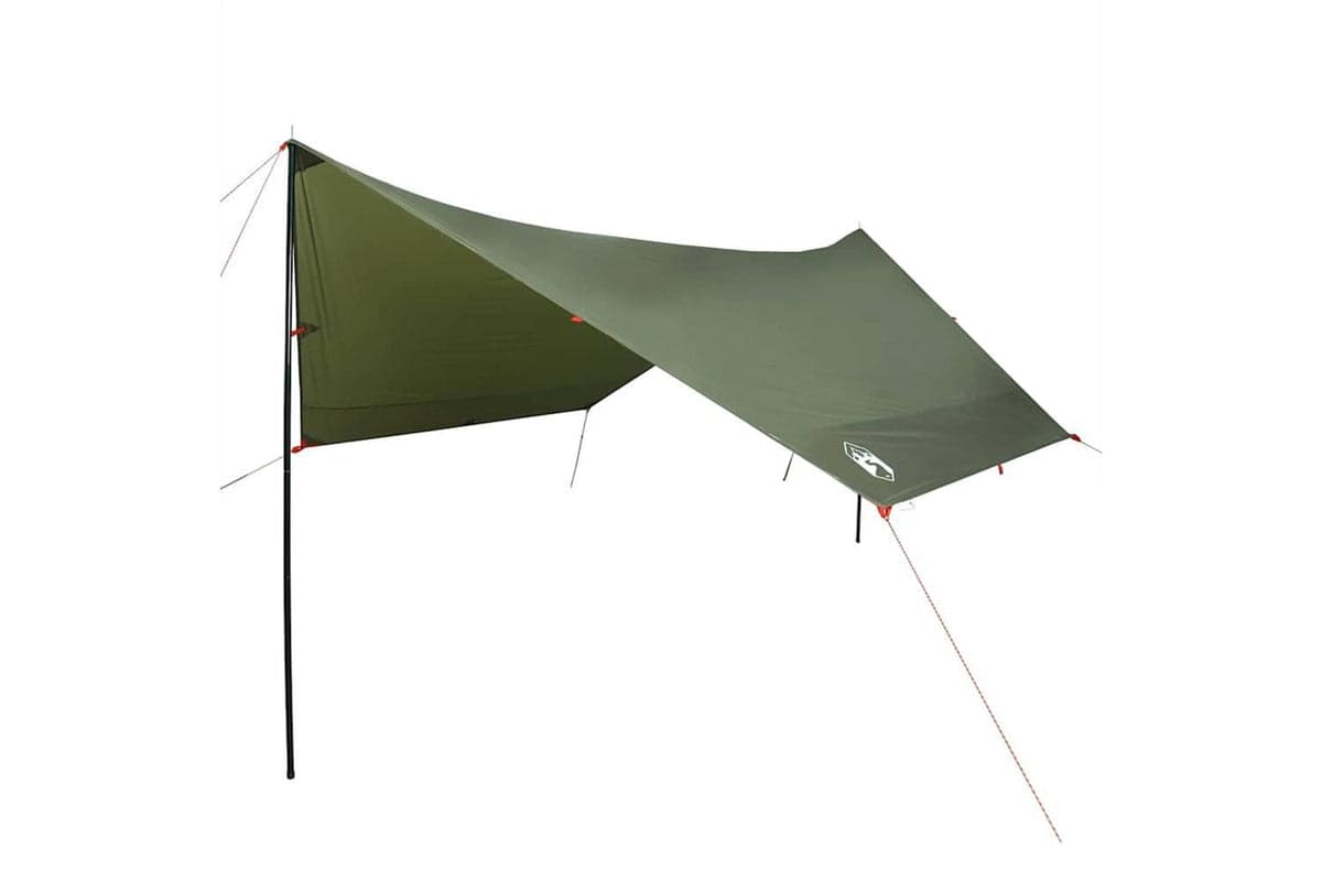 Vidaxl Camping Tarp Olive Green 462x306x211 Cm Waterproof