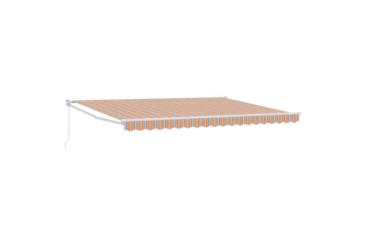 Vidaxl Retractable Awning Multicolour 450 X 300 Cm Polyester And Metal
