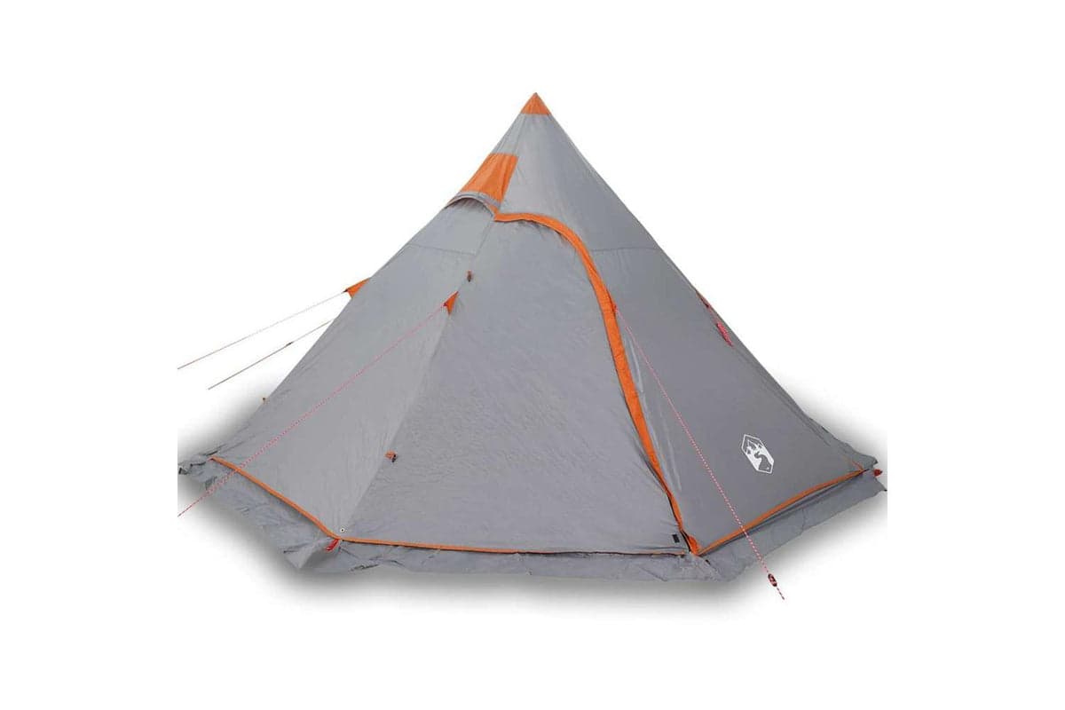 Vidaxl Camping Tent Tipi 5-person Grey Waterproof