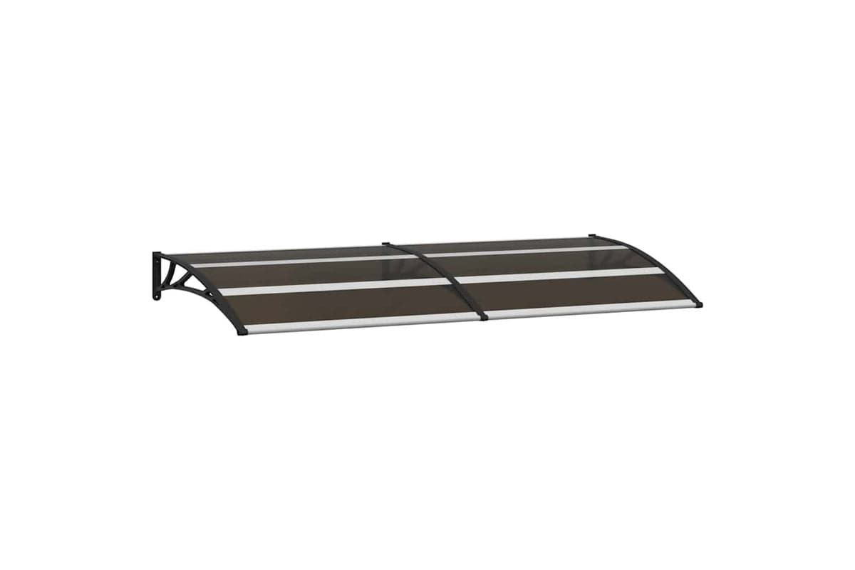 Vidaxl Door Canopy Black 200x75 Cm Pc