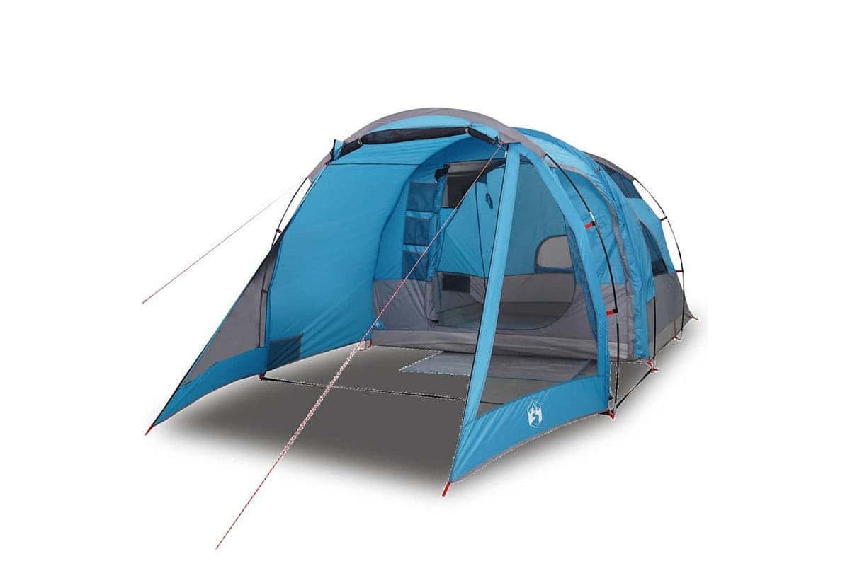 Vidaxl Camping Tent Tunnel 4-person Blue Waterproof