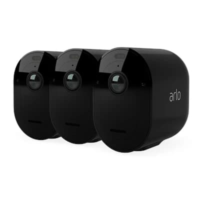 Arlo VMC4360B100EUS Black Pro 5 3 Camera Kit 2K resolution – Black