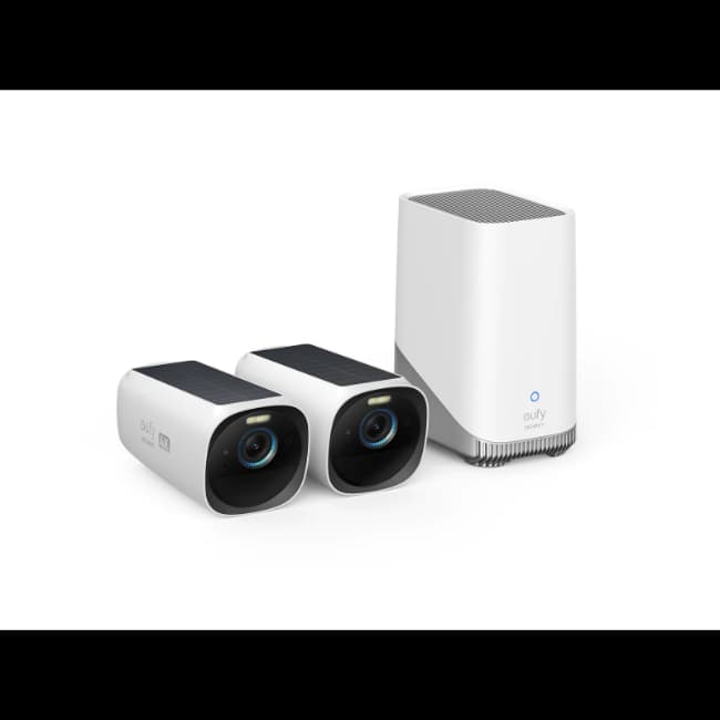 Eufy 2x 4K Security Cameras With Solar Panels | T88713W1