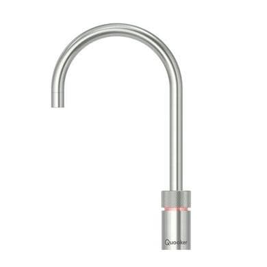 Quooker Nordic Instant Boiling Water Kitchen Tap - Stainless Steel Round Spout
