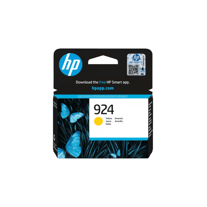 HP 924 4K0U5NE, Yellow Ink Cartridge