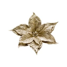 Three Layer Poinsettia Clip Decoration 27cm