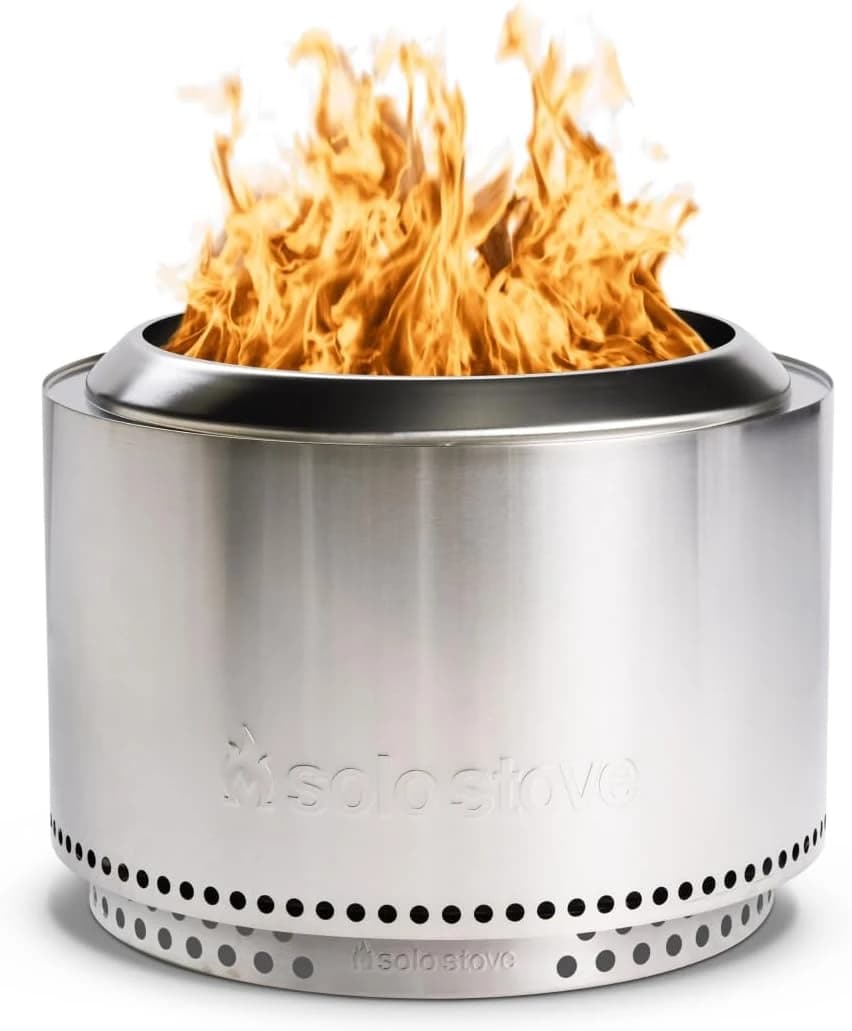 Solo Stove SSYUK-SD-27-2SS Yukon Fire Pit with Stand 2.0 – Stainless Steel