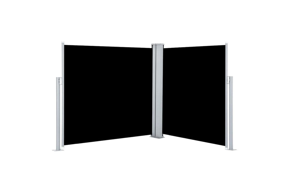 vidaXL 48442 Retractable Side Awning Black 100x600cm
