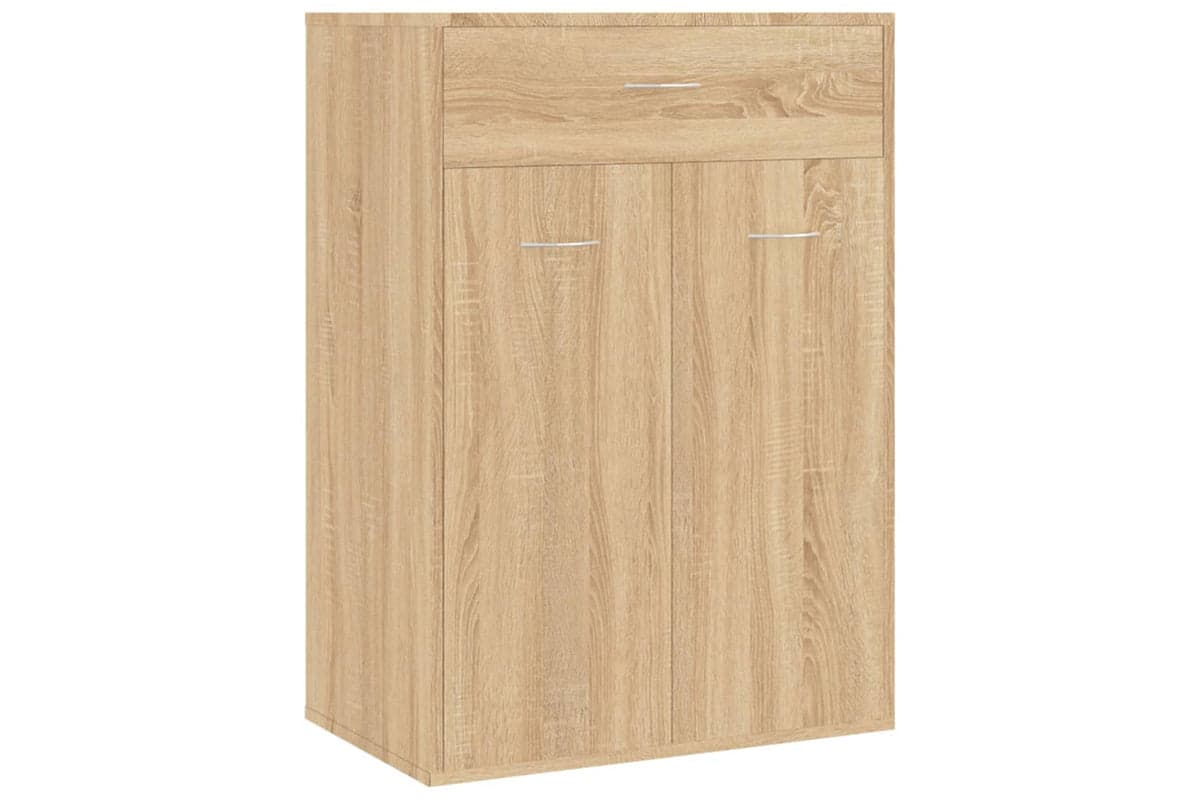 vidaXL 801074 Shoe Cabinet Sonoma Oak 60x35x84cm Engineered Wood