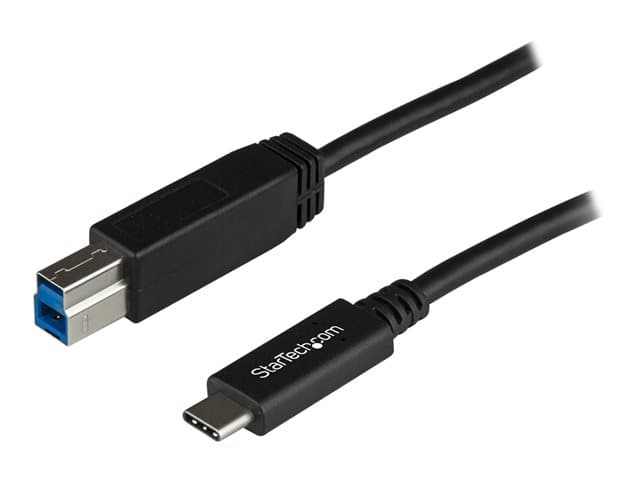 STARTECH.COM - StarTech USB C to USB B Printer Cable - 1m / 3 ft - Superspeed - USB 3.1 - 10Gbps - USB C Printer Cable - USB Type C to Type B (USB31CB1M) - USB-C cable - USB-C to USB Type B - 1 m