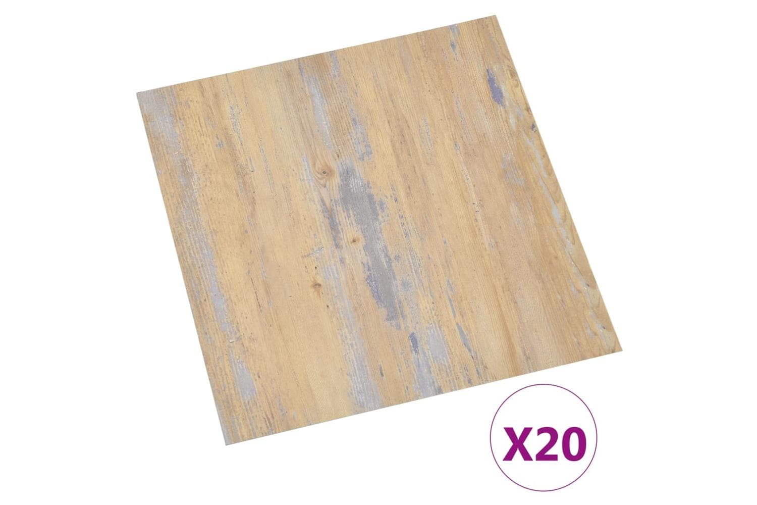Vidaxl Self-adhesive Flooring Planks 20 Pcs Pvc 1.86 Sq M Brown