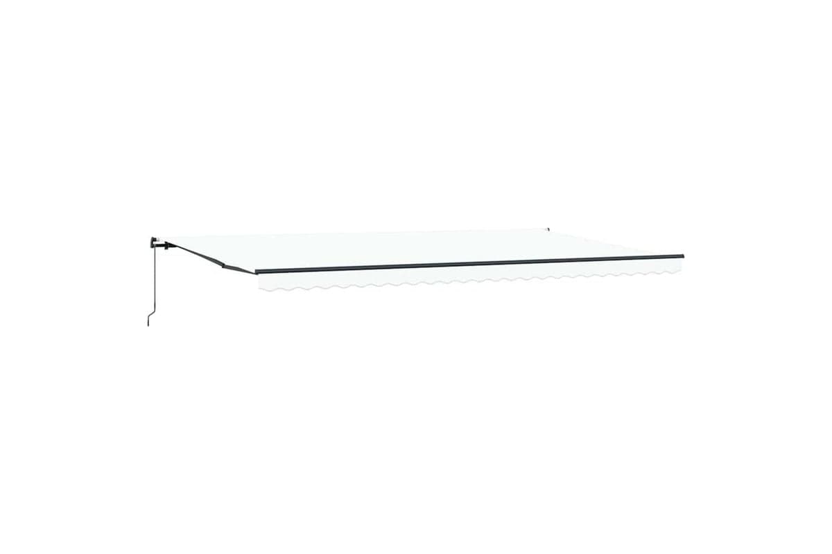Vidaxl Awning White Manual White 600 X 300 Cm Fabric