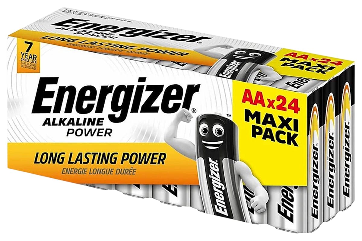 Energizer AA Alkaline Batteries | 24 Pack