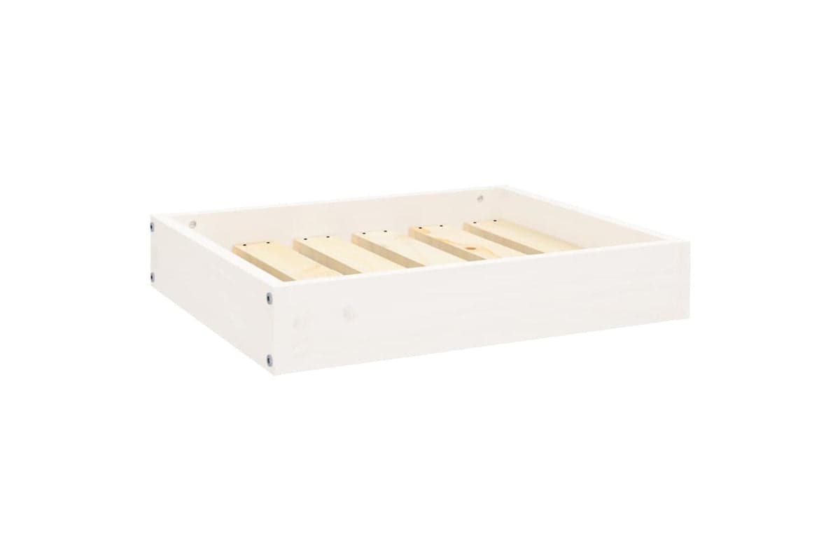Vidaxl Dog Bed White 515x44x9 Cm Solid Wood Pine
