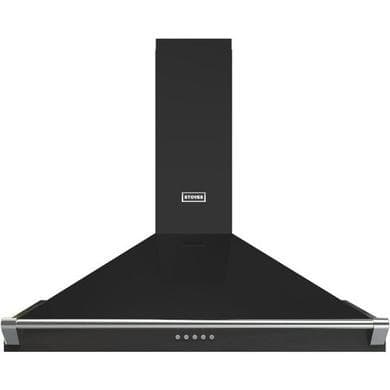 Refurbished Stoves Richmond 90PYR 90cm Chimney Cooker Hood - Black