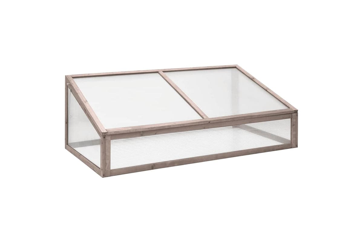 vidaXL 362647 Greenhouse Grey 110x58.5x39cm Fir Wood