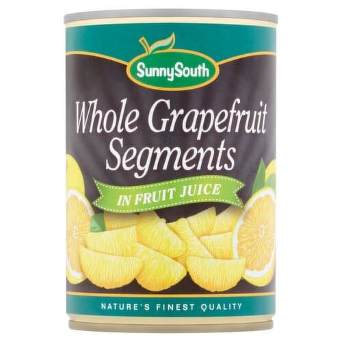 Sunny South Whole Grapefruit Segments in Fruit Juice (425 g)