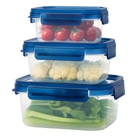 NestnLock Blue Container Three-Piece Set