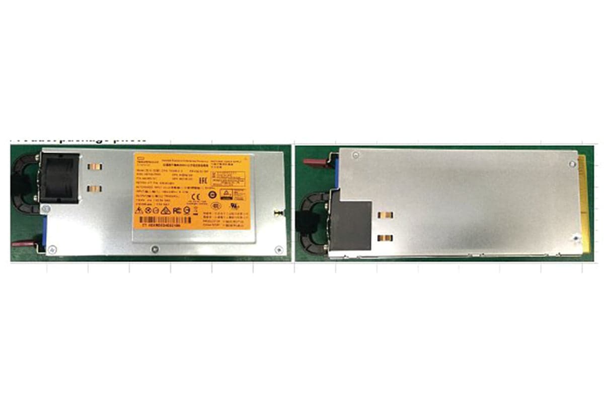 Hewlett Packard Enterprise Powersupply 750 Watt