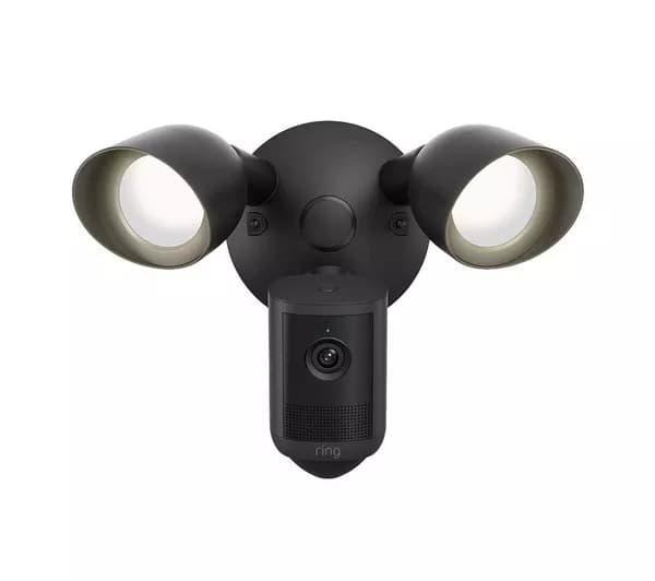 RING Floodlight Cam (2nd Gen) Retinal 2K WiFi Security Camera - Black