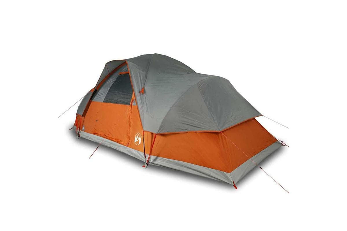 Vidaxl Family Tent Dome 9-person Orange Waterproof