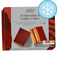 Tesco Finest 4 Chocolate & Coffee Cakes 260g