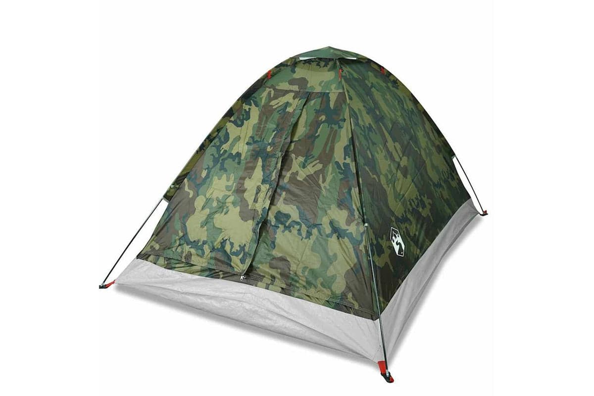 Vidaxl Camping Tent Dome 4-person Camouflage Waterproof