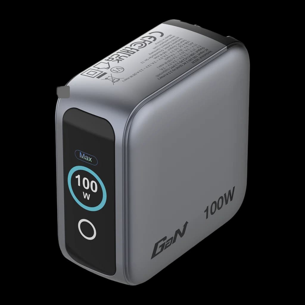 Verbatim 100W Mini GaN Charger with Display | 30239