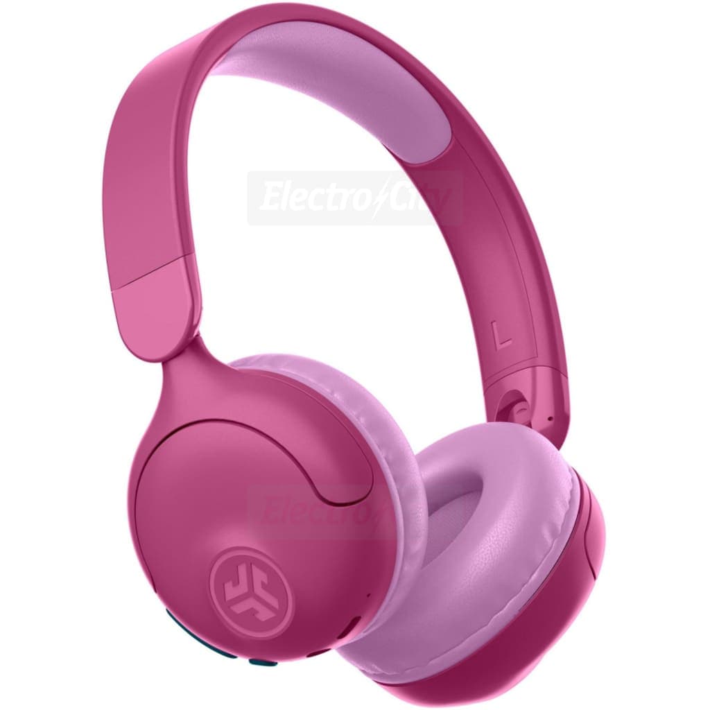 JLab JBuddies Pop 2-in-1 Wireless & Wired Kids Headphones with Wireless Share | Pink