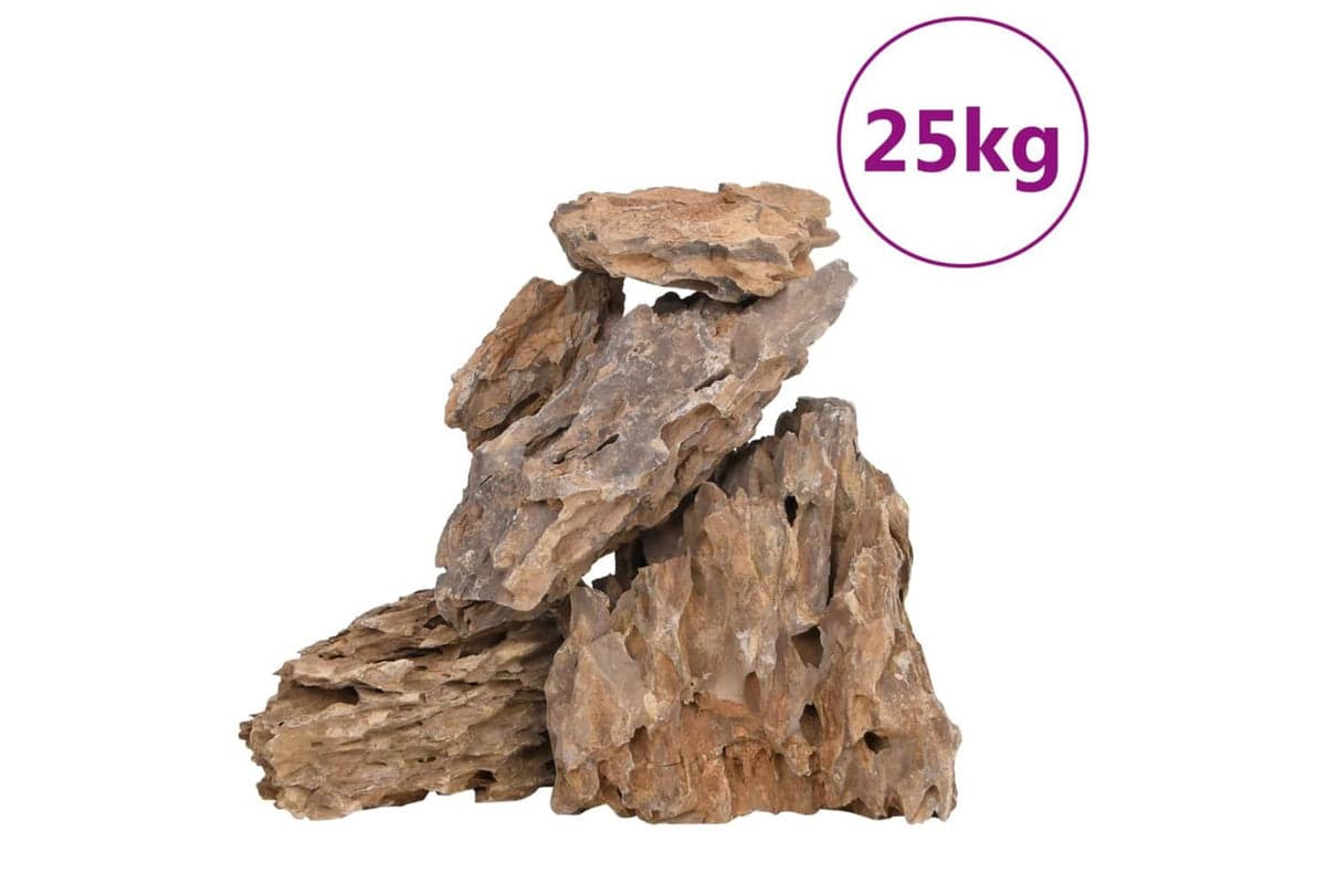 Vidaxl Dragon Stones 25 Kg Mixed Colour 10-30 Cm