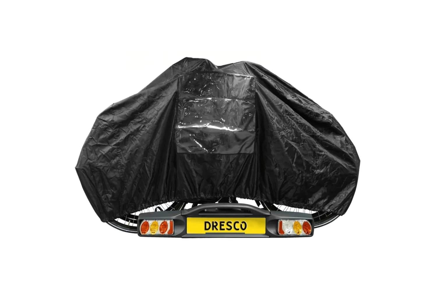 Dresco 439367 Elastic Bicycle Cover For 2 Bikes Black
