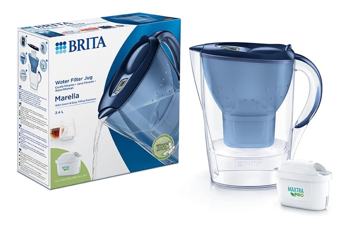 Brita Marella Water Filter Jug | Maxtra Pro Filter | Blue | 2.4 Litre