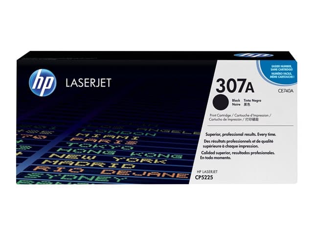 HP - 307A - black - original - LaserJet - toner cartridge (CE740A)