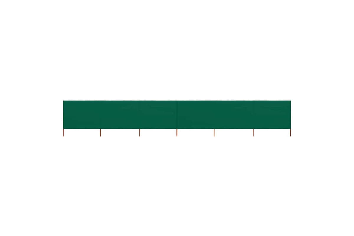 vidaXL 47175 6-panel Wind Screen Fabric 800x120cm Green