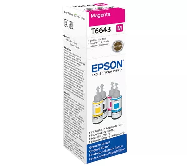 EPSON T6643 Magenta Ecotank Ink Bottle - 70 ml