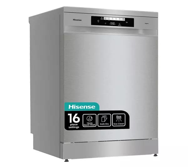 HISENSE HS643D60XUK Full-size Dishwasher - Stainless Steel