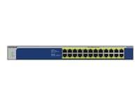 NETGEAR - GS524PP - switch - 24 ports - unmanaged - rack-mountable