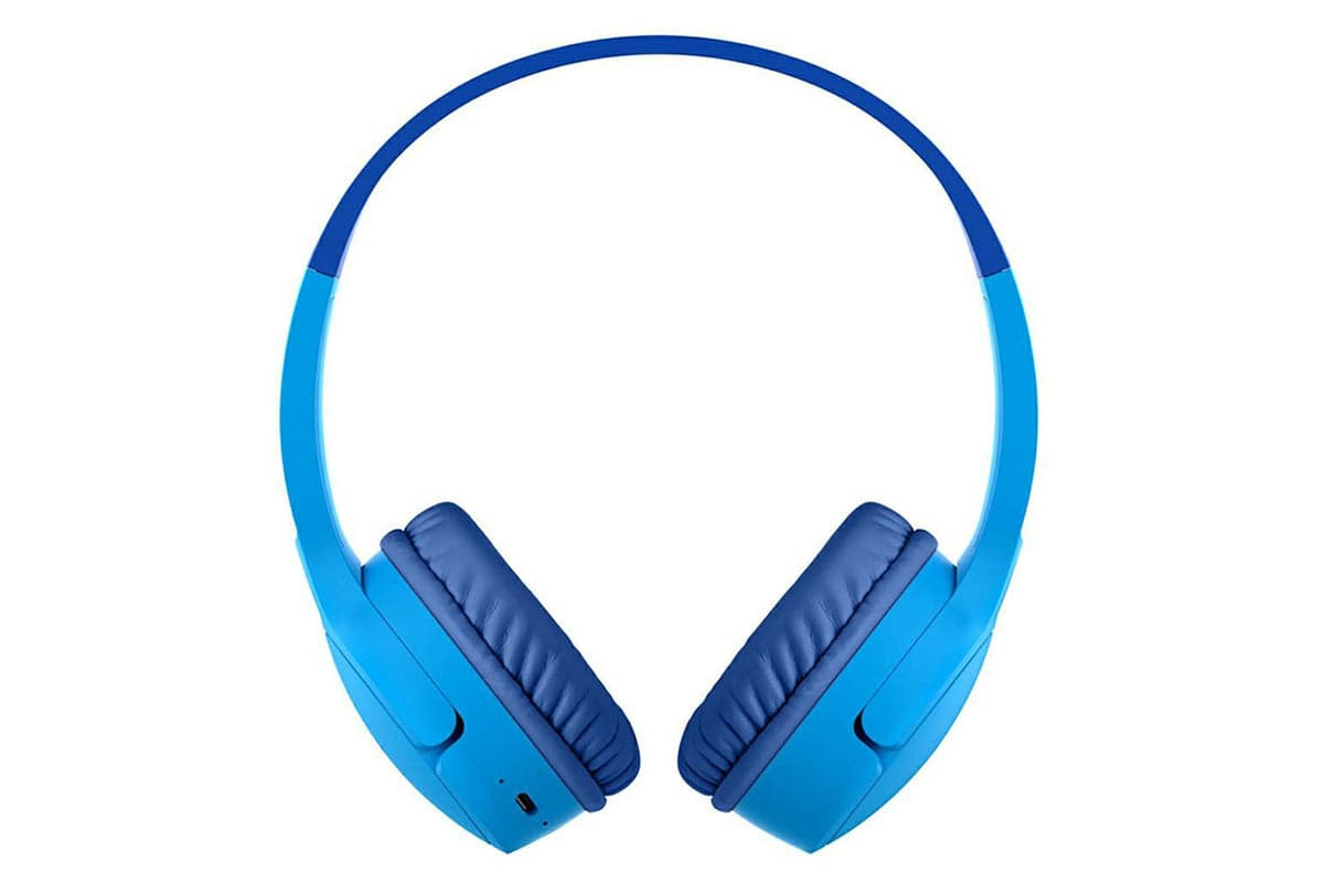 Belkin Soundform Mini On-Ear Wireless Kids Headphones | Blue