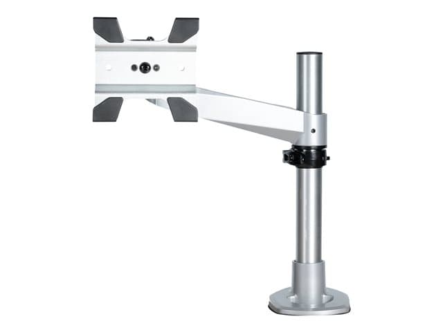 Startech Desk Mount Monitor Arm, VESA or Apple iMac/Thunderbolt Display up to 14kg, Articulating Height Adjustable Single Desktop Monitor Pole Mount,