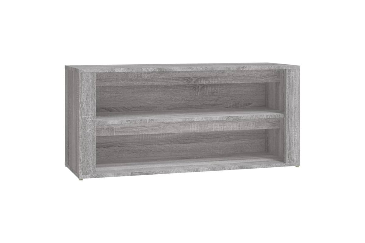vidaXL 816910 Shoe Rack Grey Sonoma 100x35x45cm Engineered Wood